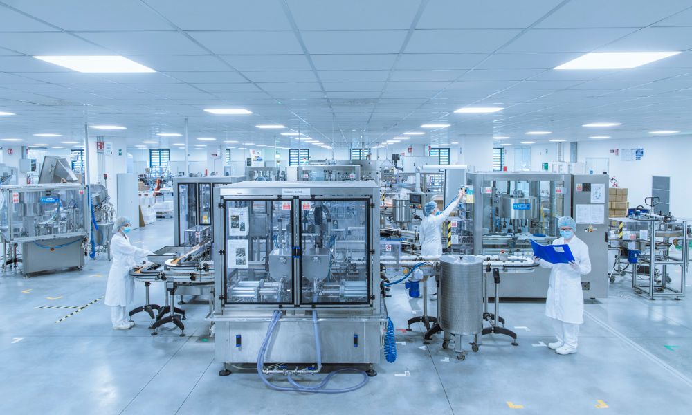 Biofarma Group's production area where prbiotic-based products are manufactured